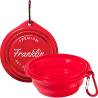 Franklin Pet Supply - Cuenco plegable para mascotas sin BPA, aprobado por la FDA – Perros – Gatos - BESTMASCOTA.COM