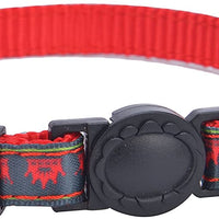 bingpet 2 Pcs/set Nylon personalizado Cat Breakaway Collar ajustable con Bell - BESTMASCOTA.COM
