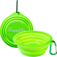 Franklin Pet Supply - Cuenco plegable para mascotas sin BPA, aprobado por la FDA – Perros – Gatos - BESTMASCOTA.COM