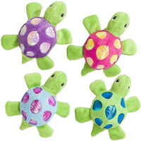 Ethical Pet Shimmer-Glimmer Catnip Cat Toy Bundle: Pescado y tortuga, varios colores - BESTMASCOTA.COM