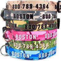 Collar de perro personalizado de Buttonsmith – Impresión permanente resistente a la decoloración, hebilla de grado militar resistente al óxido, resistente a olores y moho, elección de 5 tamaños, fabricado en los Estados Unidos - BESTMASCOTA.COM