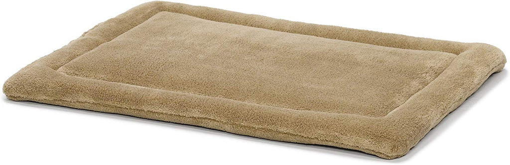 Cama de tela de toalla de lujo MidWest, marrón topo - BESTMASCOTA.COM