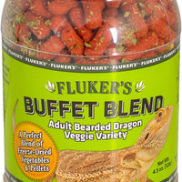 Fluker's 76042 Buffet Blend Adult Bearded Dragon Veggie Variety Diet, 4.5oz - BESTMASCOTA.COM