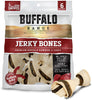 Buffalo Gama de cuero crudo, bocadillos para perros | saludables, alimentados con hierba, Buffalo Jerky crudo, escondite masticables | sabor ahumado de nogal - BESTMASCOTA.COM