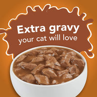 Purina Friskies Gravy Wet Cat Food Variedad Pack Extra Gravy Grueso - (24) latas de 5.5 onzas - BESTMASCOTA.COM