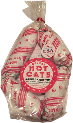 Deluxe Cats cuatro Link Catnip salchicha Cat Toy caliente – Variedad diseño 17