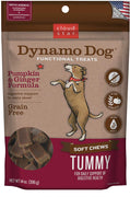 Cloud Star Dynamo Dog Digestive Support suave masticable golosinas, sin granos con calabaza, jengibre, probióticos, Calabaza - Digestión - 397 g, 14onza., N/A - BESTMASCOTA.COM