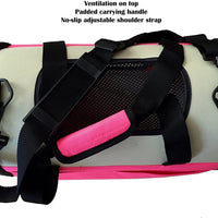 reelok portátil suave para aerolínea aprobado perro portador de mascota Bolsa de viaje mascota casa cómoda rosa para gatos, cachorros y animales pequeños - BESTMASCOTA.COM