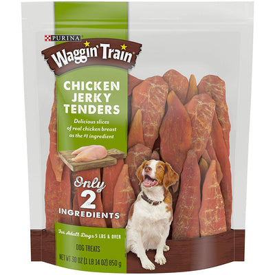 Purina Waggin' Train Chicken Jerky Tenders Adult Dog Treats - BESTMASCOTA.COM