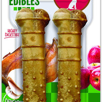 Nylabone - Huesos comestibles para masticar perros, tamaño grande, XL, XXL - BESTMASCOTA.COM