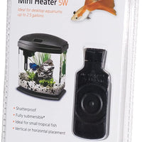 Aqueon Mini calentador para acuarios, 5 W, menos de 2,5 galones - BESTMASCOTA.COM