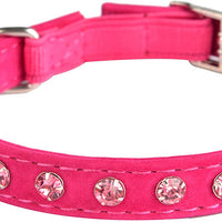 KOOLTAIL - Collar de terciopelo elástico de seguridad para gato, con cristales y campana, 20,32 a 10.5 in - BESTMASCOTA.COM