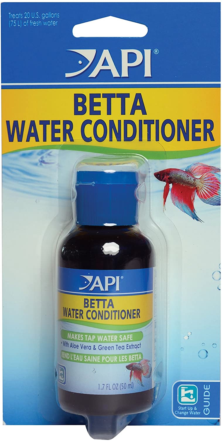 API Betta acondicionador de agua Betta Fish agua dulce acuario botella de 1.7 onzas, Betta Water Cond, 1.7 oz - BESTMASCOTA.COM