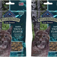 Blue Buffalo Wilderness Crunchy Trout Flavor Cat Treats - BESTMASCOTA.COM