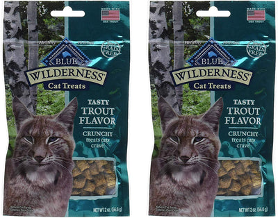 Blue Buffalo Wilderness Crunchy Trout Flavor Cat Treats - BESTMASCOTA.COM