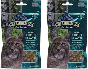 Blue Buffalo Wilderness Crunchy Trout Flavor Cat Treats - BESTMASCOTA.COM