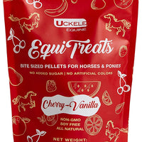 Uckele Equi Treats, para caballos, vainilla cereza, bolsa de 12 onzas - BESTMASCOTA.COM