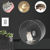 Zacro Hamster Exercise Wheel - Wall-Mounted Silent Running Wheel for Hamsters, Gerbils, Mice and Other Small Pets - 8.7'' - BESTMASCOTA.COM