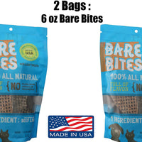 Bare Bites – 100% All Natural dehydrated Beef Hígado perro y Cat Treats (Bolsa de 6 onzas) - BESTMASCOTA.COM