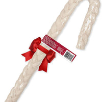 Cadet - Caña trenzada de cuero crudo, para perros, 24.0 in - BESTMASCOTA.COM