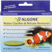 Algone Aquarium - Limpiador de agua y quitanitratos (6 bolsas de filtro) - BESTMASCOTA.COM