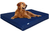 Dogbed4less Premium Memory Foam Dog Bed, Pressure-Relief Orthopedic | Waterproof Case, Washable Durable Denim Cover and Bonus 2nd External Cover, 7 Sizes, Blue - BESTMASCOTA.COM