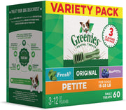 Greenies Dog Dental Chews Dog Treats – Tamaño pequeño (perros de 15 a 25 libras) - BESTMASCOTA.COM