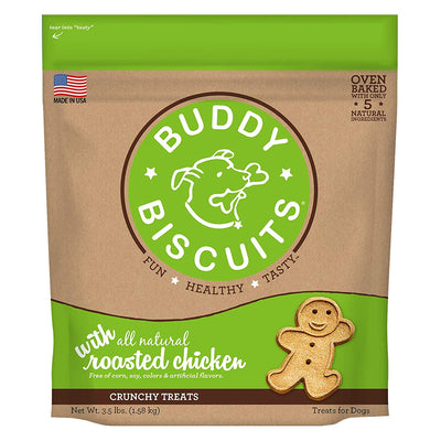 Buddy Galletas horneadas saludables para perros, crujiente, grano entero y horneado en los Estados Unidos - BESTMASCOTA.COM