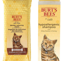 Burt's Bees para gatos Champú hipoalergénico con manteca de karité y miel | El mejor champú para todos los gatos y gatitos con piel sensible, incluye manteca de karité y miel - BESTMASCOTA.COM