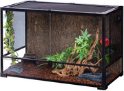 REPTI ZOO Reptile Glass Terrarium,Double Hinge Door with Screen Ventilation Reptile Terrarium 36" x 18" x 18" or 36" x 18" x 24"(Knock-Down) - BESTMASCOTA.COM