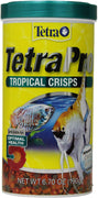 TetraPro Tropical Crisps 6.70 oz, comida para pescado, fórmula avanzada de agua transparente - BESTMASCOTA.COM