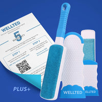 Cepillo removedor de pelo para mascotas, cepillo para pelusas, removedor de pelusas, removedor de pelo y pelusas, removedor de pelo para perros y gatos, cepillo de doble cara con base autolimpiable para muebles de asiento de coche - BESTMASCOTA.COM