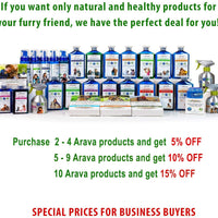 Arava Champú Natural Medicado Perro - Antibacteriano Antihongos Anti YEast Anti ITCH Perro Champú - Piel Saludable y Abrigo - primeros auxilios en puntos calientes Rascadores de Gusano Abrasiones e Infecciones Dermatológicas - BESTMASCOTA.COM