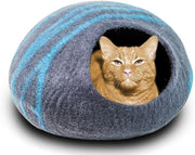 MEOWFIA Premium Cat Bed Cave (Large) - Eco Friendly 100% Merino Wool Beds for Cats and Kittens - BESTMASCOTA.COM