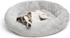 Best Friends by Sheri Lux Fur Donut Cuddler (varios tamaños) - Cama redonda para gatos y perros, alivio ortopédico, autocalentamiento y acogedor para un sueño mejorado, Prime, lavable a máquina, parte inferior resistente al agua - BESTMASCOTA.COM
