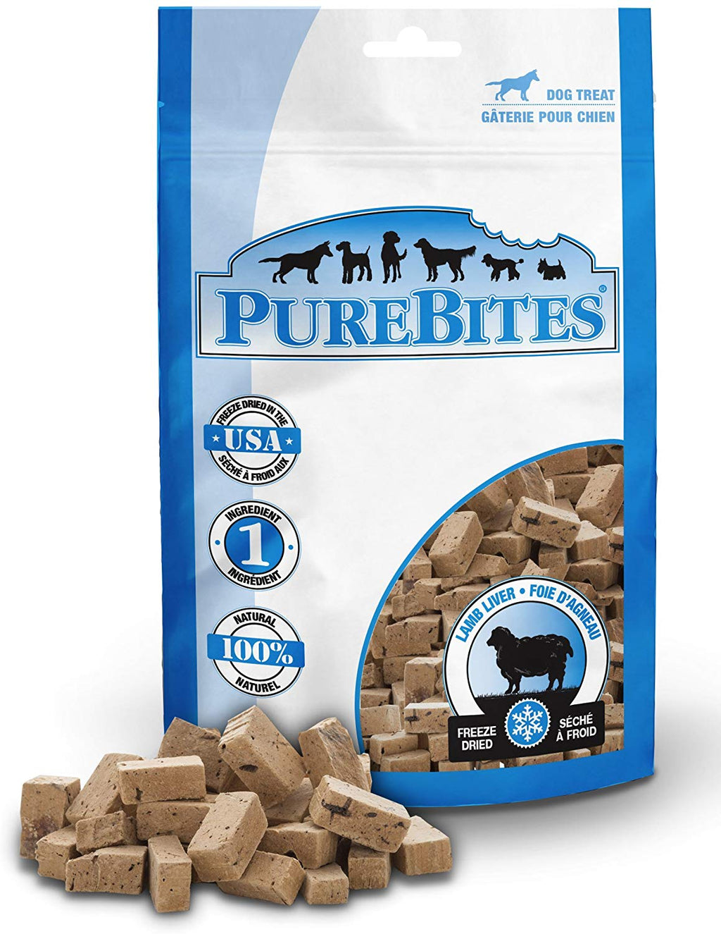 PureBites - Cordero congelado para perros - BESTMASCOTA.COM
