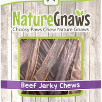 Naturaleza Gnaws Carne Jerky Masticables – 100% Natural Hierba alimentado Carne de res Palos - BESTMASCOTA.COM