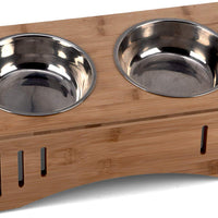 Kittylux Cat Food Bowls | Cat Bowls with Stand | Elevated Dog Bowls | Raised Cat Bowls | Cat Food and Water Bowls | Elevated Cat Feeder | Cat Dishes for Food and Water | Raised Dog Bowls - BESTMASCOTA.COM