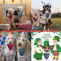 BONGEAR Bandanas para perro, paquete de 2, bufandas a cuadros para perros pequeños, medianos, grandes, gatos, pañuelos, mascotas, pañuelo - BESTMASCOTA.COM