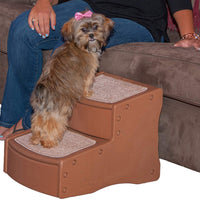 Pet Gear Easy Step II Escaleras para mascotas, 2 pasos para gatos/perros de hasta 100.8 lbs, portátil, lavable y extraíble para alfombras - BESTMASCOTA.COM