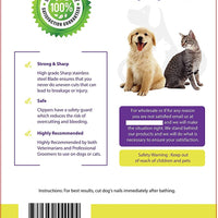 Profesional Pet Nail Clipper y recortador por hertzko – adecuado para a mediano y grande Perros y Gatos – Incluye Seguridad Guardia para evitar overcutting – de Bono. La última intervensión Nail File included. - BESTMASCOTA.COM