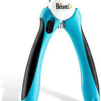 Cortaúñas para perros y recortador con protección de seguridad para evitar cortar de más las uñas y lima de uñas gratis, cuchillas afiladas, asas antideslizantes resistentes, para una segura peluquería profesional en el hogar. - BESTMASCOTA.COM