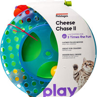 Juguete para gatos de Petstags, niveles divertidos de juego interactivo, pista circular con bolas móviles, satisface las necesidades de caza, persecución y ejercicio de Kitty - BESTMASCOTA.COM