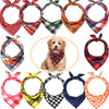 Bandanas de perro de 12 piezas, pañuelo triangular para perro, impresión reversible lavable, baberos para perro, juego de pañuelos, apto para mascotas pequeñas o medianas - BESTMASCOTA.COM