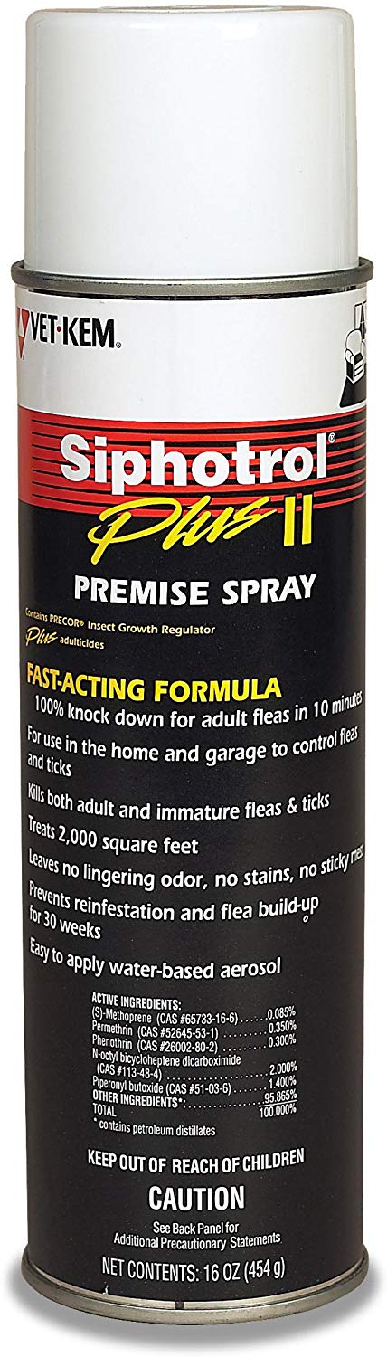Vet-Kem Siphotrol Plus II Premise Pest Control Spray, 16-Ounce - BESTMASCOTA.COM