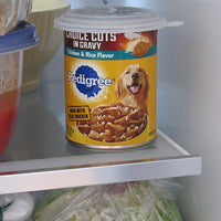 Tapas de latas de alimentos para mascotas, paquete de 4, color transparente, para comida de perros y gatos, tapa de tamaño único que se adapta a la mayoría de tamaños - BESTMASCOTA.COM