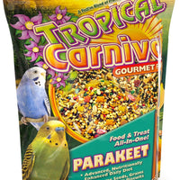 F.M. Brown 's tropical Carnaval Periquito Alimentos Gourmet, nutritionally Enhanced dieta diaria con frutas, vegetales, frutos secos, semillas y frijoles,, vitamin-nutrient Fortificados, 2lb - BESTMASCOTA.COM