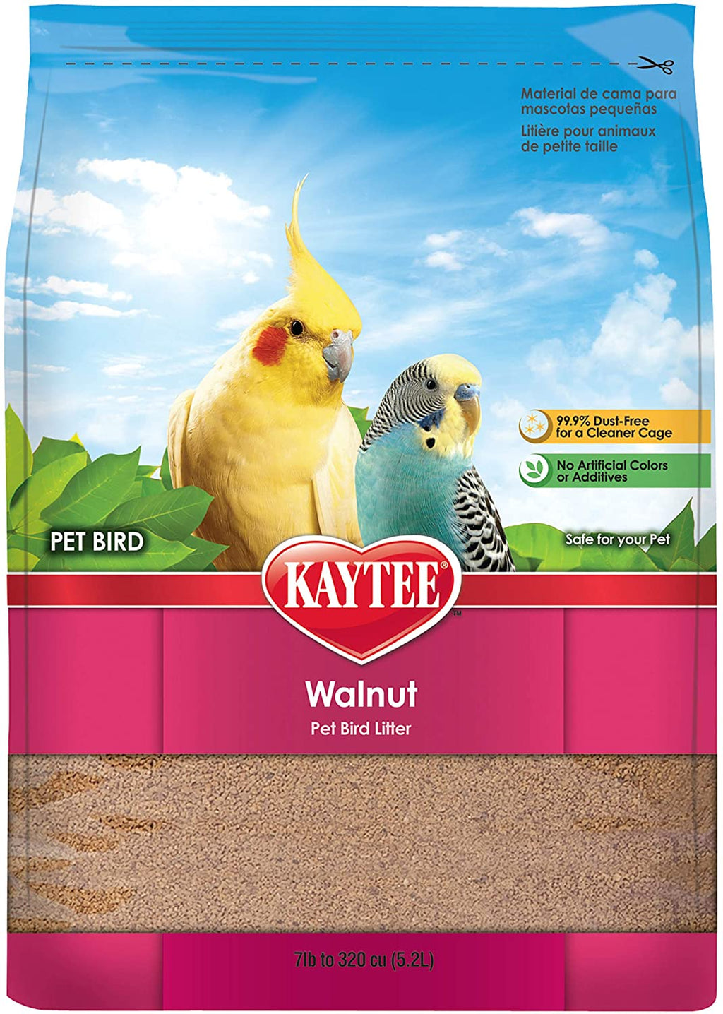 Kaytee - Ropa de cama de nogal para pájaros - BESTMASCOTA.COM