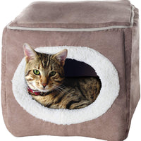 Cama para mascota en forma de cubo cerrado - BESTMASCOTA.COM