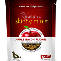 Fruitables Skinny Minis Apple Bacon Soft & Chewy Dog Treats - BESTMASCOTA.COM